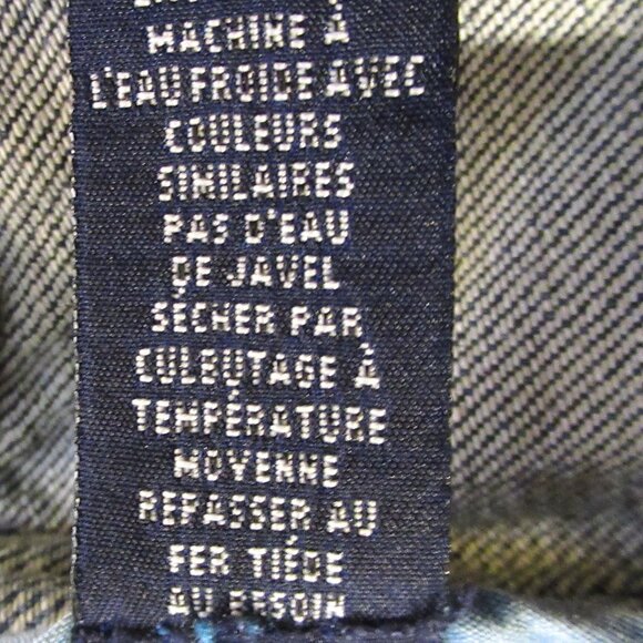 American Eagle Outfitters Women Blazer/Jacket Blue Jean/Denim Buttons Stretch - Picture 5 of 16